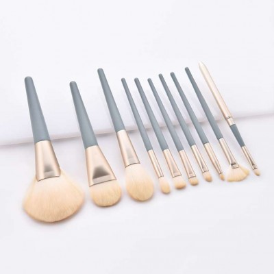 Wholesale practical simple easy durable professional set bling makeup brush set