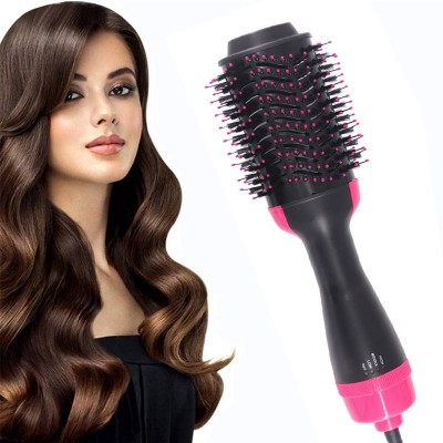 1000w Hair Dryer Hot Air Brush Styler And Volumizer Hair Straightener Curler Comb Roller One Step Electric Ion Blow Dryer Brush