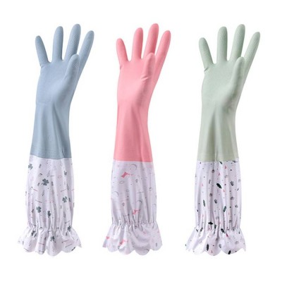 Latest Household Scrubber Silicone Brush Glove Silicone Washing Dish Washing Gloves For Sell