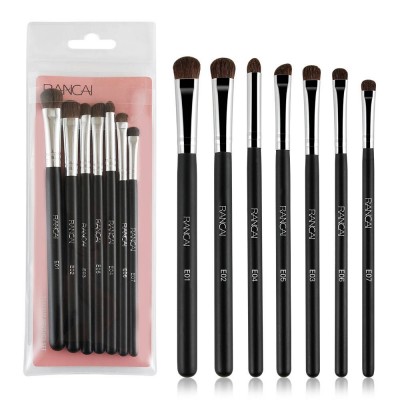 Eye Makeup Brushes 5-20pcs Rose Gold Eyeshadow Makeup Brushes Set With Soft Synthetic Hairs & Real Wood Handle For Eyeshadow