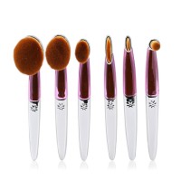 Makeup Brushes Set 6PCS Professional Oval Toothbrush Foundation Contour Powder Blush Concealer Eyeliner Blending Brush New Fashionable Super Soft Cosmetic Brush